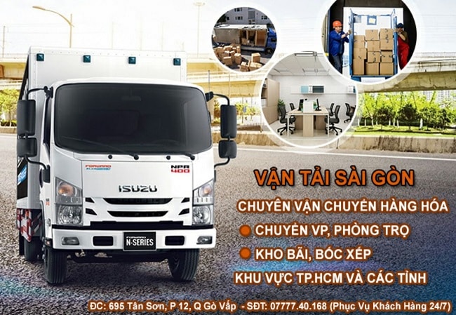 Công ty vận tải Sài Gòn 24/7 - Dịch vụ chuyển nhà trọn gói TP. HCM giá tốt