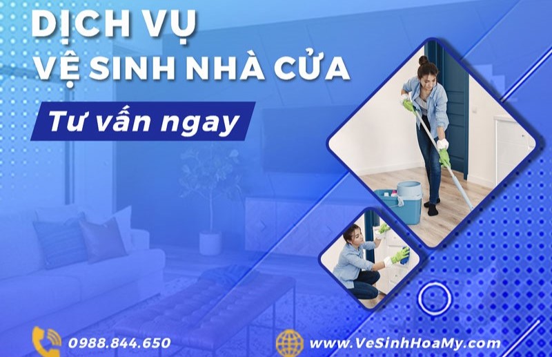 Công ty Hòa Mỹ - Nơi cung cấp dịch vụ vệ sinh nhà ở tại Hà Nội