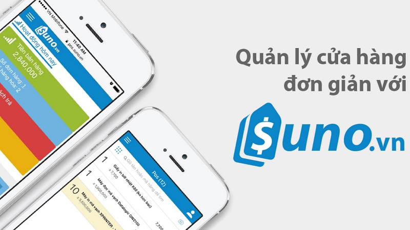 Suno – Phần mềm quản lý bán hàng chuyên nghiệp