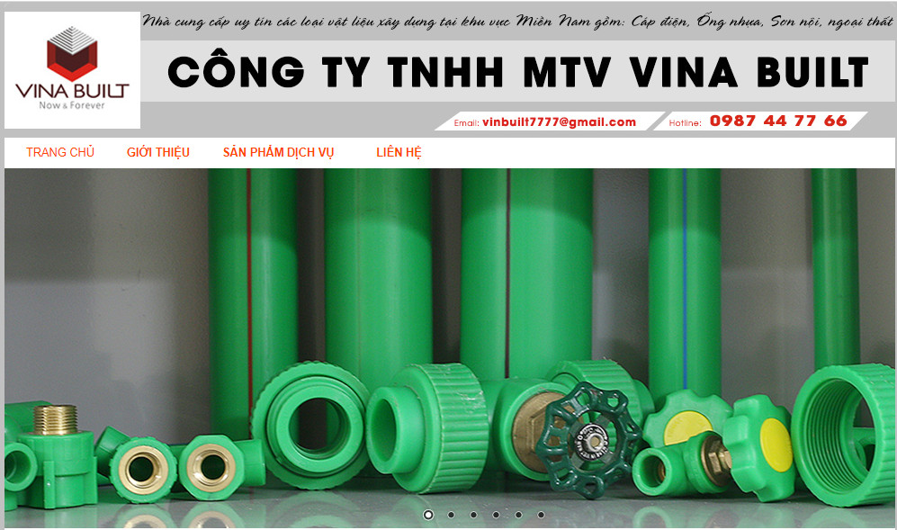 Vina Built - Đơn vị cung cấp vật liệu xây dựng chất lượng tại TP. HCM