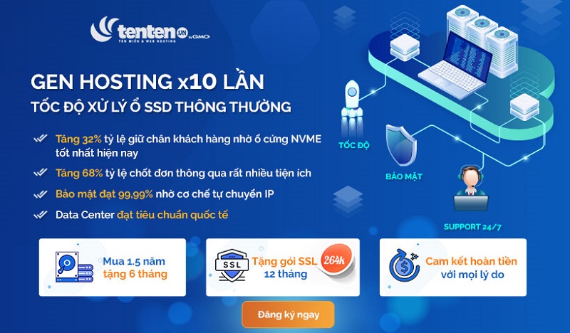 Tenten – Đơn vị chuyên cung cấp dịch vụ hosting uy tín tại Việt Nam
