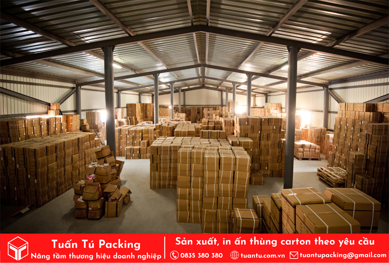 Xưởng cung cấp thùng carton giá rẻ, chất lượng tại Tuấn Tú Packing