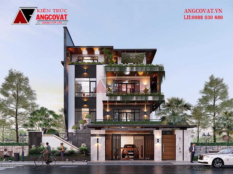 Kiến trúc Angcovat - Đơn vị xây dựng nhà phố chất lượng