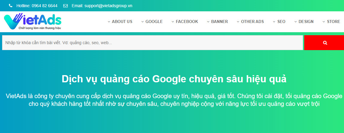 Việt Ads - Công ty quảng cáo Google giá rẻ nhất tại TP. HCM
