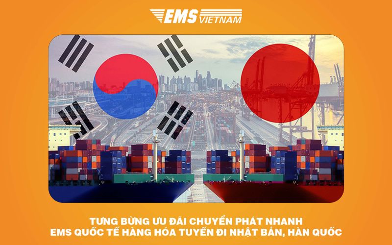1. EMS Vietnam - Chuyển phát nhanh đi Nhật uy tín