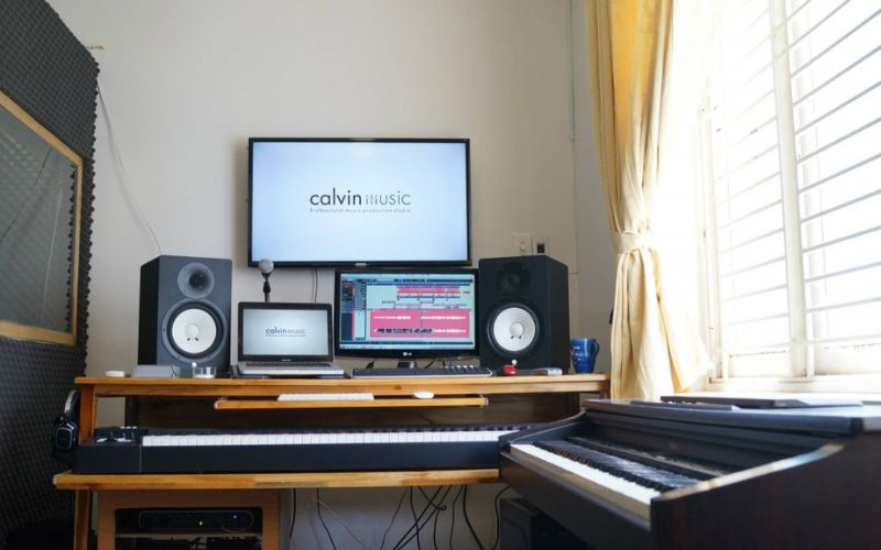 Phòng thu âm chuyên nghiệp tại TPHCM -  Calvin Music