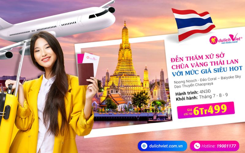 Du Lịch Việt - Tour du lịch Thái Lan giá rẻ từ TP. HCM