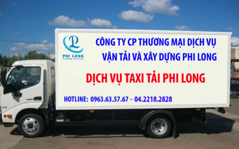 Phi Long - Dịch vụ taxi tải giá rẻ nhất nhì Hà Nội