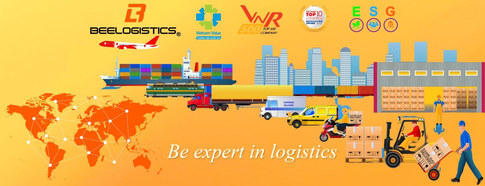 Bee Logistics - Công ty xuất nhập khẩu logistics chất lượng 