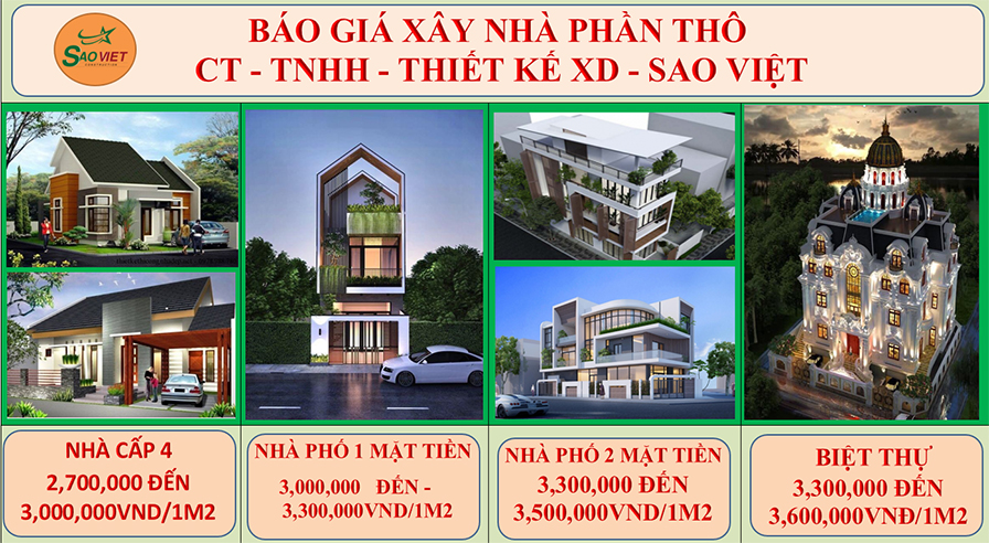 Xây dựng Sao Việt - Đơn vị xây nhà phần thô hàng đầu tại TP. HCM