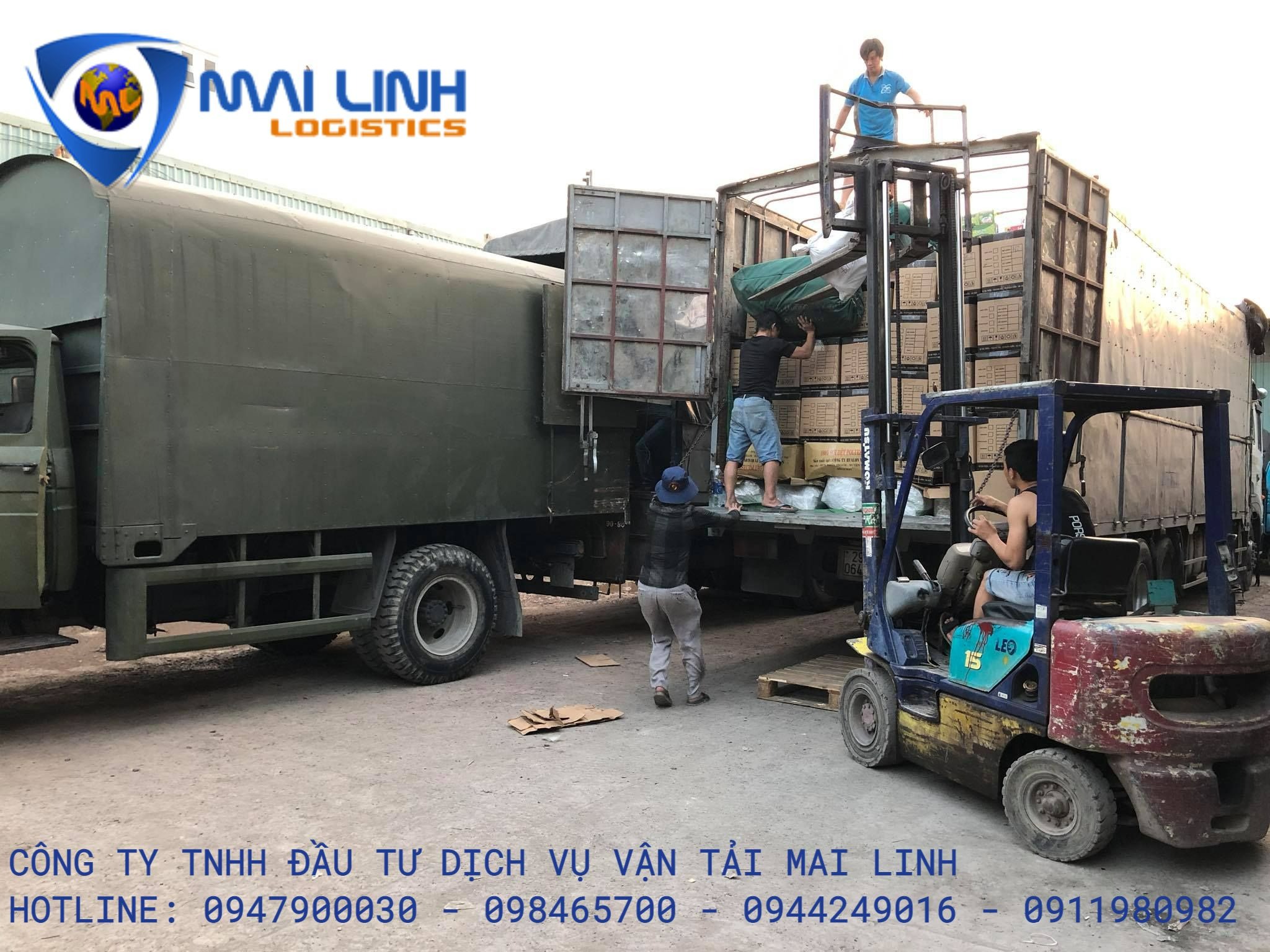Vận tải Mai Linh - Đơn vị cung cấp dịch vụ bốc xếp hàng hóa tại TP. HCM