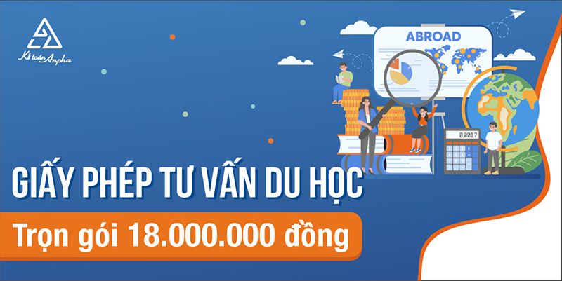 Kế toán Anpha - Dịch vụ xin cấp giấy phép tư vấn du học tốt nhất Hà Nội