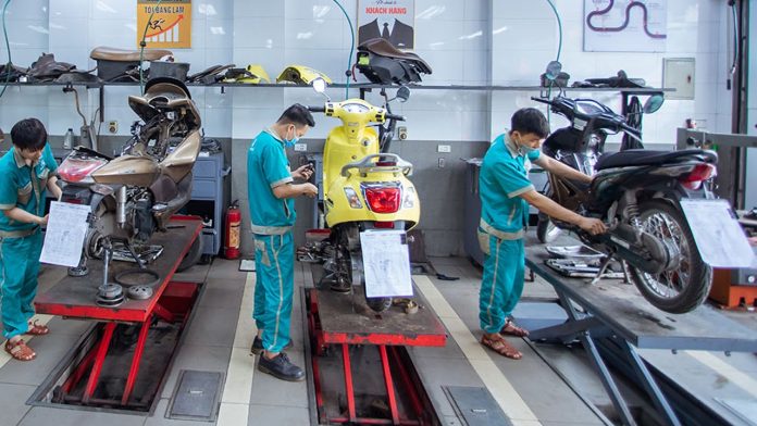 Top 10 cửa hàng sửa chữa xe máy tại Hà Nội uy tín, giá rẻ
