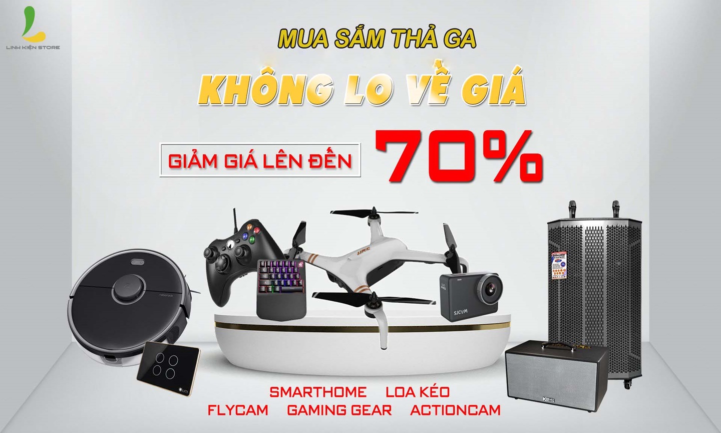 Linh Kiện Store - Địa chỉ mua bán flycam chất lượng tại TP. HCM