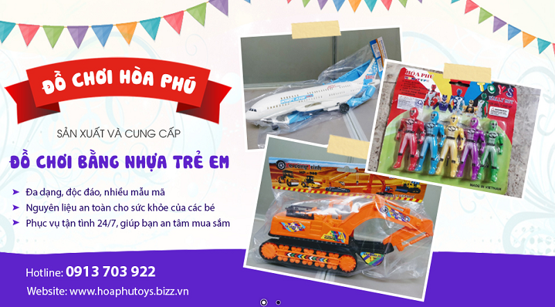 Hoà Phú - Đơn vị chuyên sỉ đồ chơi trẻ em TP. HCM 