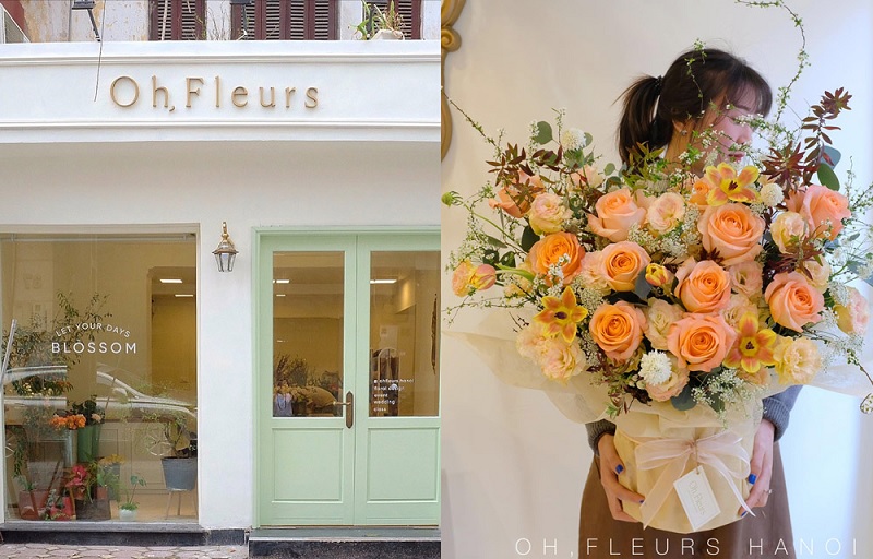Oh, Fleurs – Shop hoa tươi Hà Nội nổi tiếng