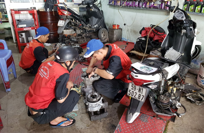 Minh Đông - Tiệm sửa xe uy tín ở TP. HCM