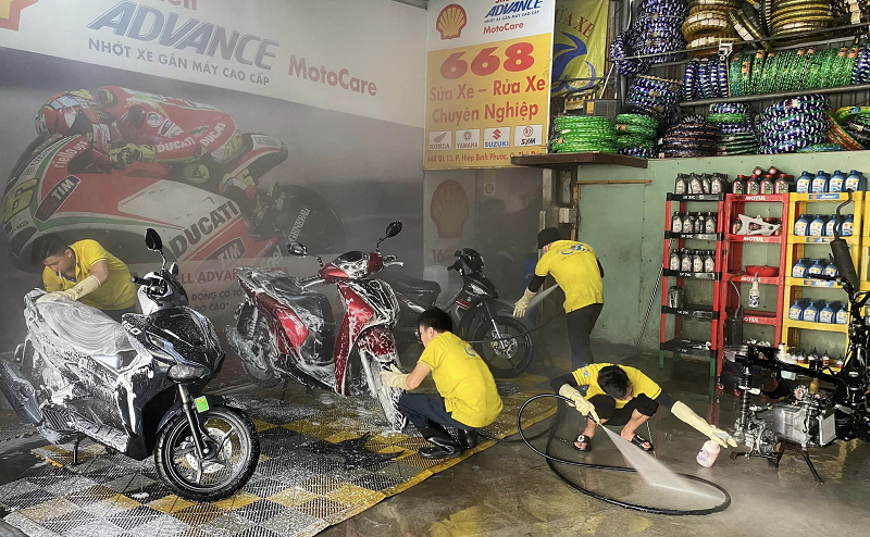 668 - Cửa hàng sửa chữa xe máy chất lượng